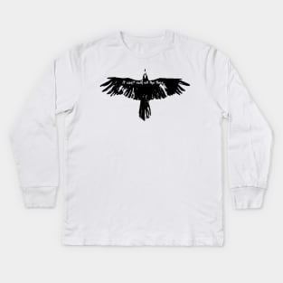 the crow Kids Long Sleeve T-Shirt